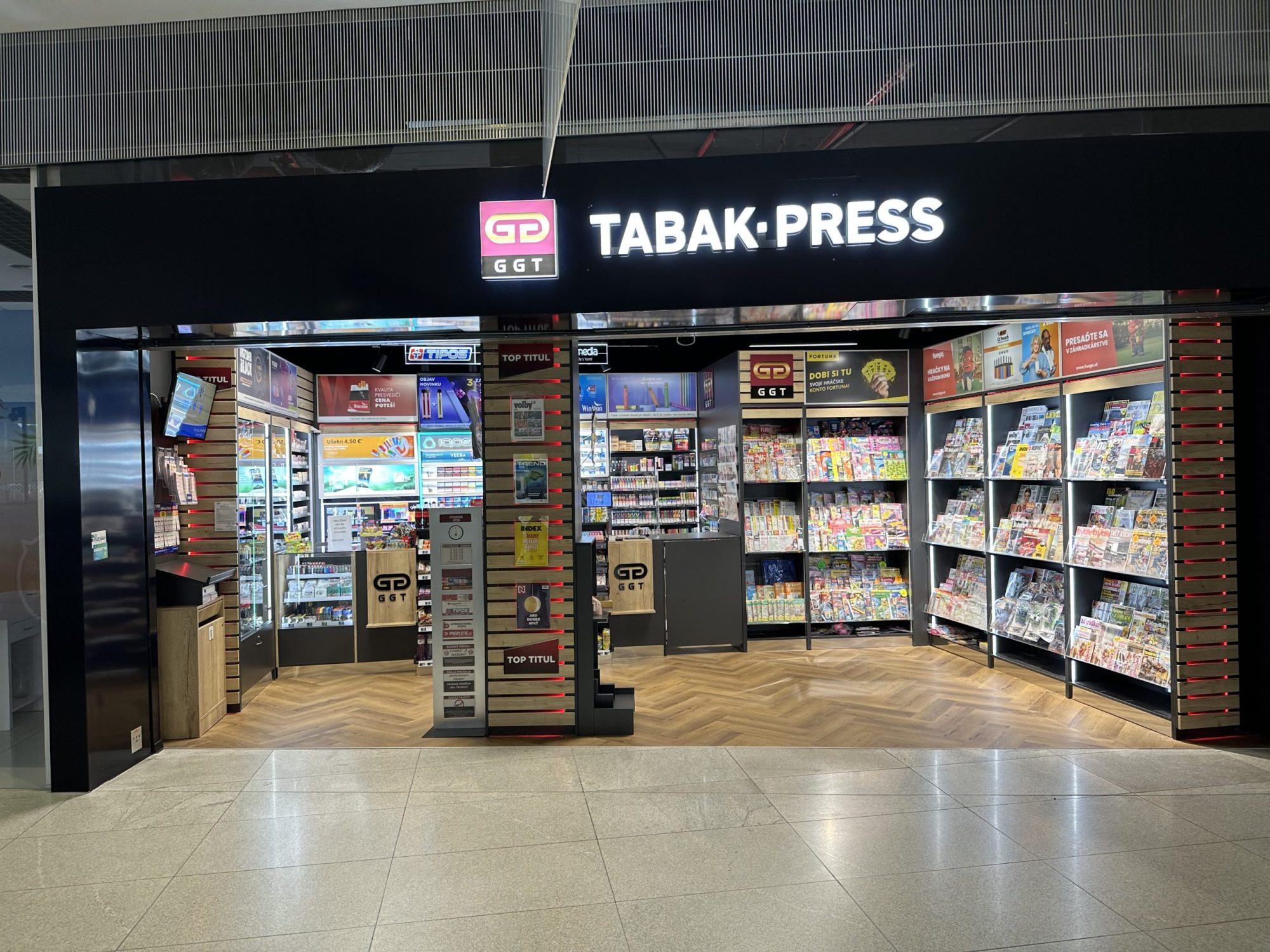 Tabak - Press - Trafika Bory Mall 2, Lamač 6780, 841 03 Bratislava